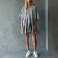 Kaylani Grey Effortless Flutter Mini Dress