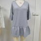 Kaylani Grey Effortless Flutter Mini Dress