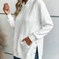 Keeva Comfy White Cable‑Pattern Hoodie