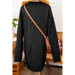 Kenna Black Cable Knit Drop Shoulder Loose Fit Sweater Dress * S-3X