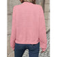 Kenzi Pink Baseball Collar Baseball Jacket