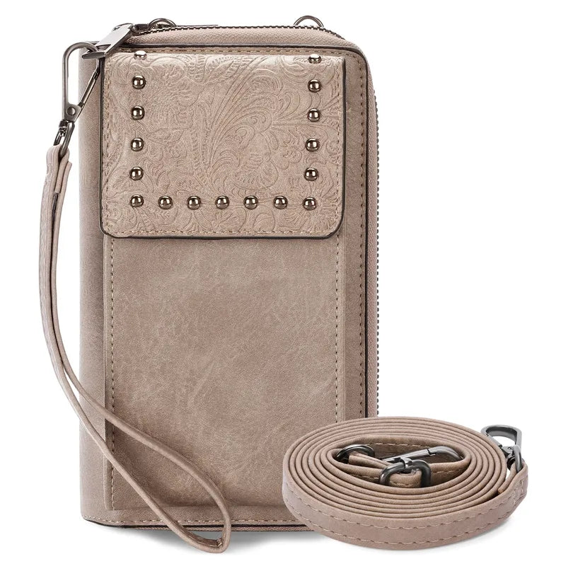 Jayden Textured Flap Phone Wallet Bag - 4 Colors