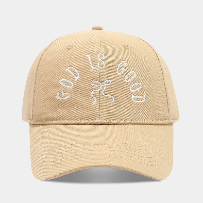 God is Good Embroidered Baseball Cap - 9 Colors