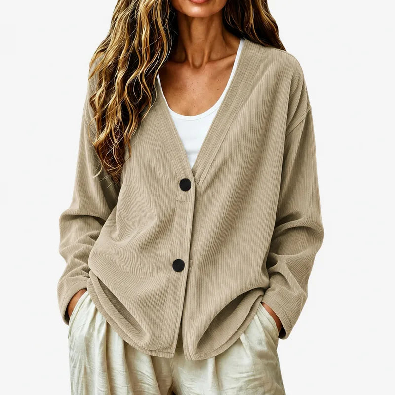 Selbie Relaxed Ribbed Knit Cardigan - 8 Colors