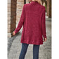 Kimba Wine Open Front Lightweight Cardigan