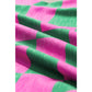 Kinney Green 2-Tone Checked Print High Waist Wide Leg Pants