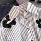 Kira Floral Striped Long Sleeve Shirt