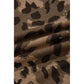Kita Brown Leopard Print Striped Detail Relaxed Pullover Sweatshirt