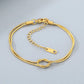 18K Gold Plated Knot Bracelet - 2 Colors