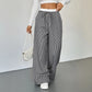 Laraine Striped Wide Leg Drawstring Pants
