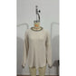 Layla Apricot Flocking Striped Sweater