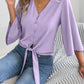 Leesha Lilac Soft Drape Everyday Top