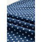 Leota Blue Polka Dot Print Button Pleated Detail Wide Leg Jeans