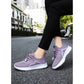 Athletic Knit Running Shoes with Cushioned Sole - 3 Colors