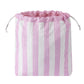 Adalyn Striped Travel Pouches for Makeup & Daily Essentials  - 6 Colors