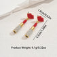Lipstick Dangle Earrings