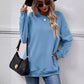 Lonnie Blue Chill Oversized Pullover Sweatshirt