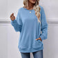 Lonnie Blue Chill Oversized Pullover Sweatshirt
