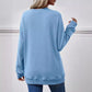 Lonnie Blue Chill Oversized Pullover Sweatshirt