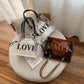 Clear Love Tote Bag w/ Inner Pouch - 3 Colors