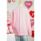 RTS Pink You Are So Loved Embroidered Graphic Pullover Top