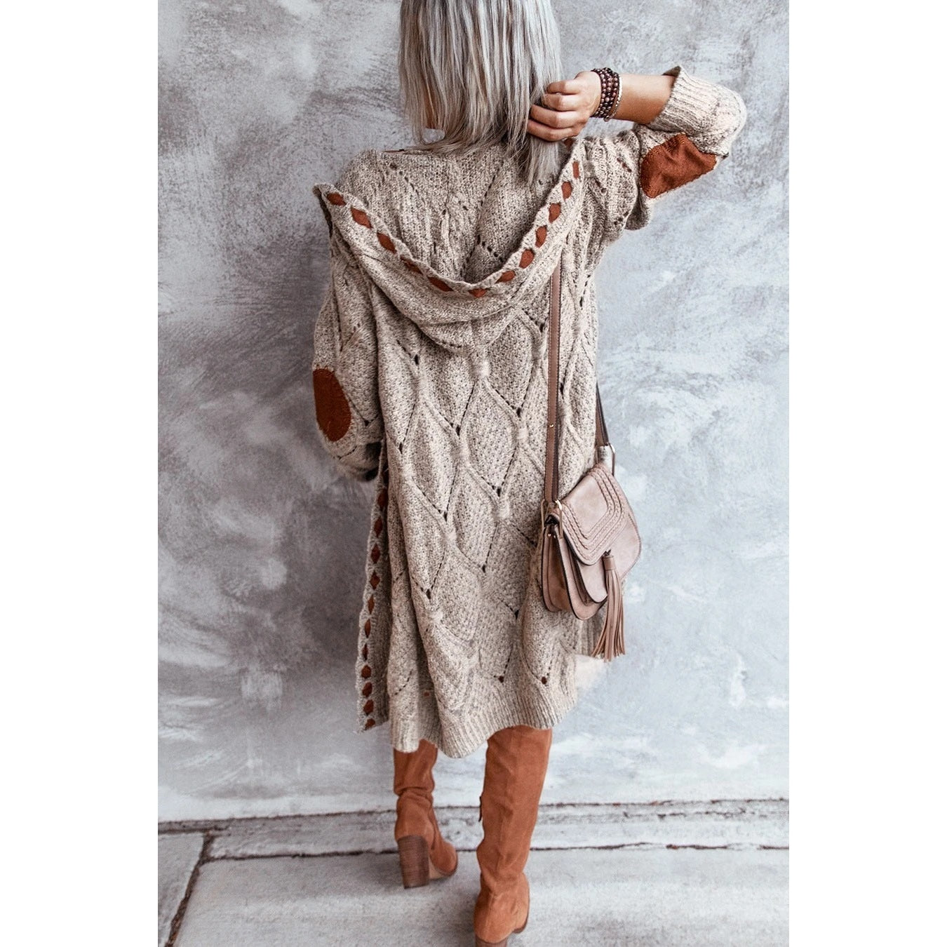 LuAnn Oversized Long Knitted Cardigan