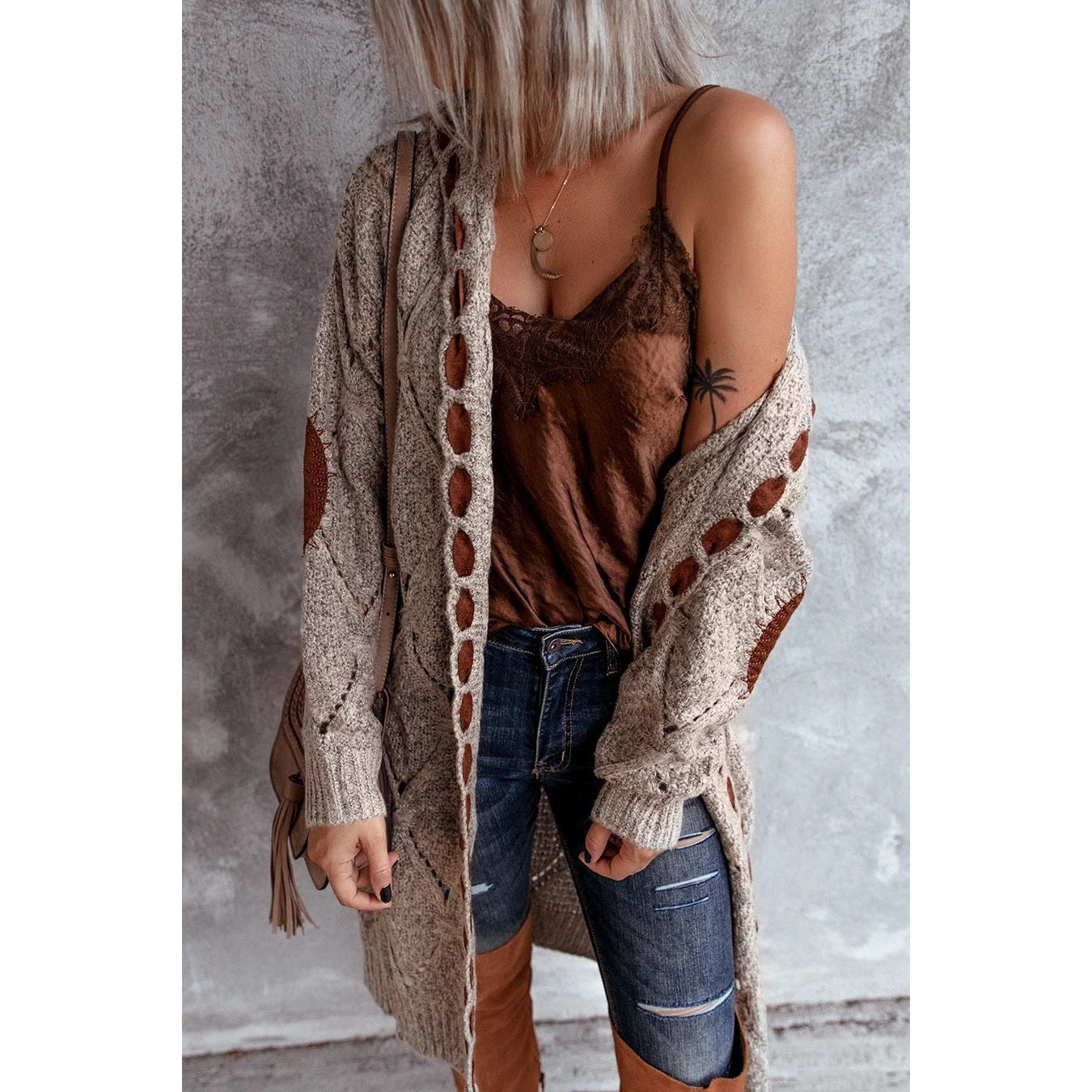 LuAnn Oversized Long Knitted Cardigan