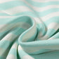 Lulie Green Stripe Ribbed Color Block Trim Half Sleeve Top Mini Skort 2pcs Outfit