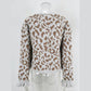 Madonna Bow Front Ruffled Cuff Leopard Cardigan - 3 Colors