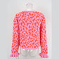 Madonna Bow Front Ruffled Cuff Leopard Cardigan - 3 Colors