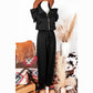 REDUCED!!!  Malbi Black Zipper Flutter Sleeve Drawstring High Waist Jumpsuit  REDUCED!!!