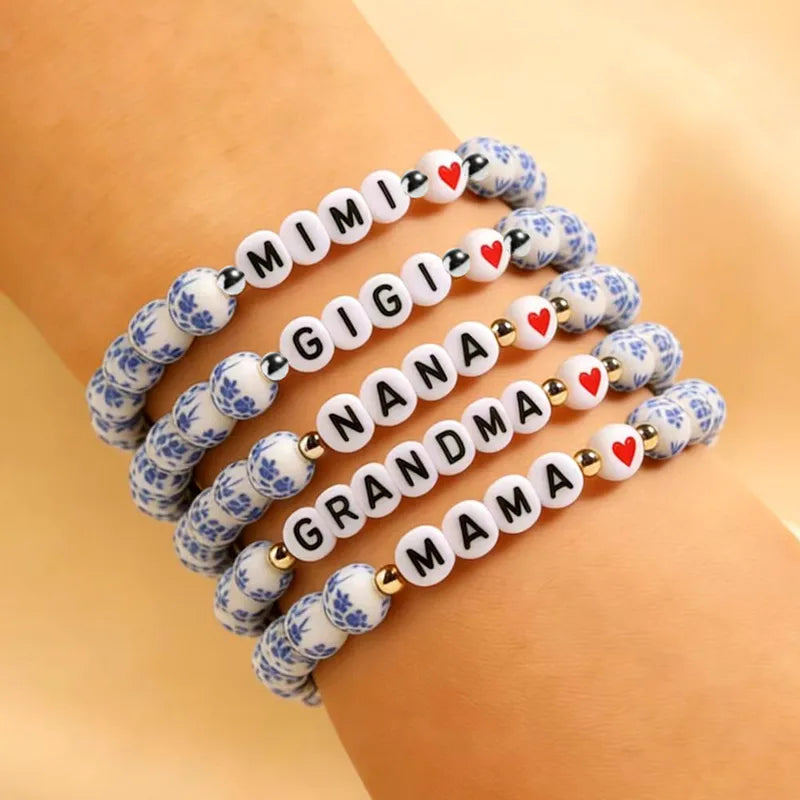 Ceramic Beaded Bracelet - 5 Options