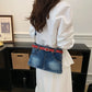 Mandisa Dark Blue Denim Skirt Shoulder Bag