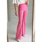 Marigold Sachet Pink High Waist Central Seam Flared Pants