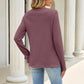 Marleem Mauve Lace‑Yoke Textured Top