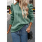 Maude Green Hooded Long Sleeve Sweatshirt