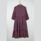 RTS 3/4 Puff Sleeve Tiered Loose Floral Dress