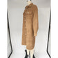 Mayven Khaki Corduroy Mid Length Shirt Dress