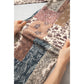 Mazie Khaki Patchwork Print Casual Shift Jeans