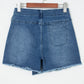 Melinda Wrapped Tied Waist Denim Skort