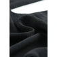 Mina Black Drawstring Smocked Waist Joggers