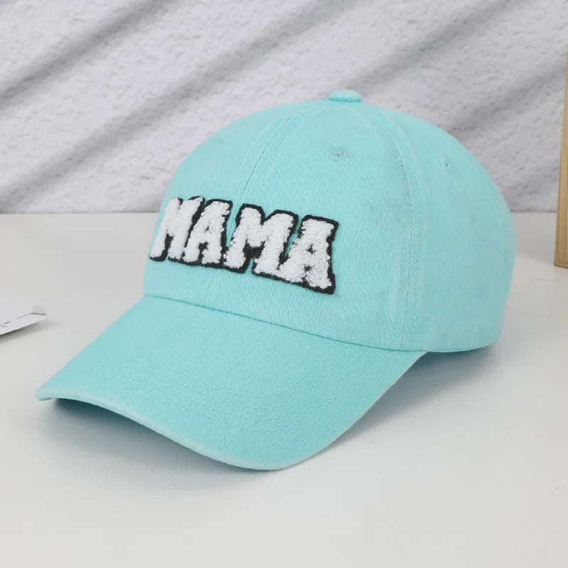 Puff‑Stitch MAMA Baseball Cap - 7 Colors