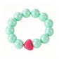 Hearts Resin Bracelet - 4 Colors