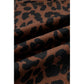 Mary Kate Brown Clear Seam Detail Patchwork Leopard Print Jeans