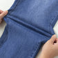 Natalie Blue Drawstring Waist Ankle Length Casual Jeans Regular Fit Pocket Detail Denim Pants