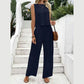Suzy Navy Back‑Tie Scallop Set