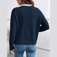Irene Lace Trim V Neck Sweater - 7 Colors