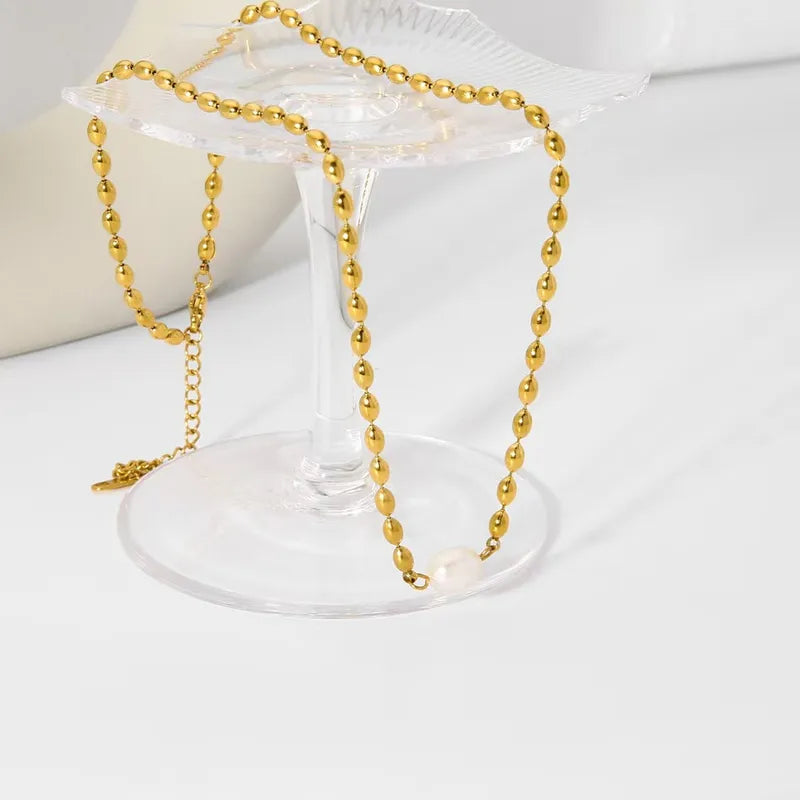 Faux Pearl Necklace and/or Bracelet