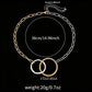Double Circle Necklace