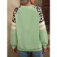 Nellie Grass Green Safari Accent Sweatshirt